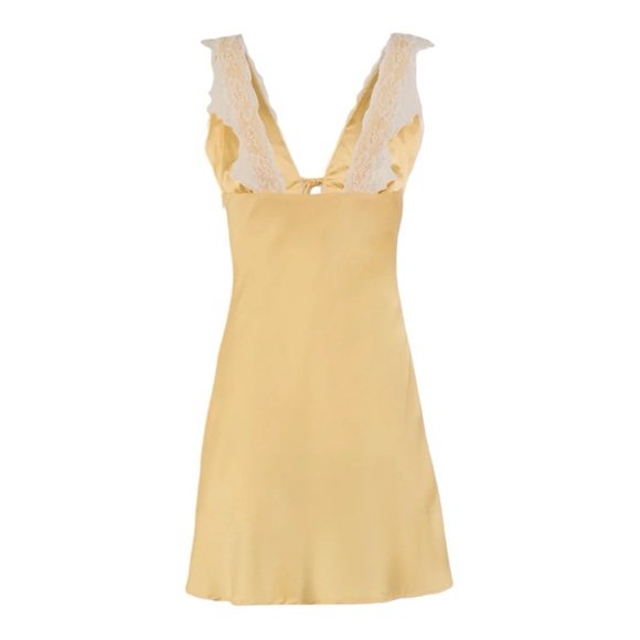 *SOLD* Honey Mango Slip Dress - Picture 3 of 3